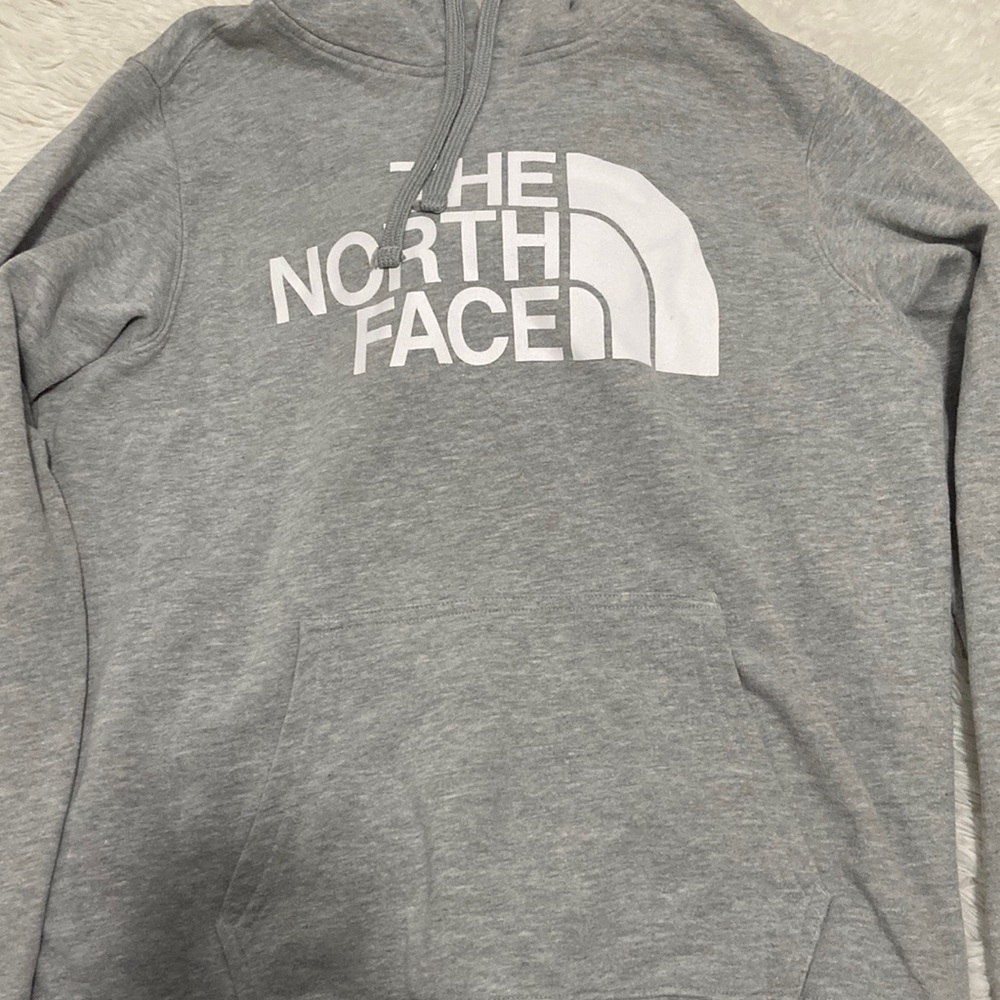 The North Face gray hoodie